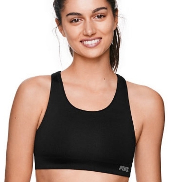 PINK VICTORIA’S SECRET Sports Bra Light Support Mauve Pink‎ Women’s Size XS - Picture 3 of 9